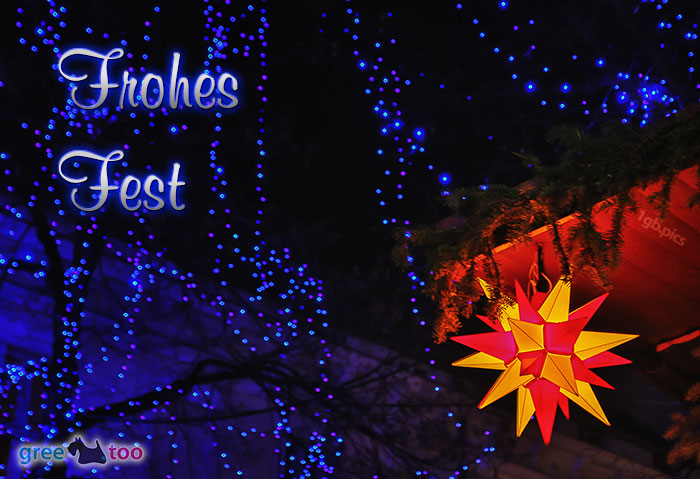 Stern Lichter Frohes Fest