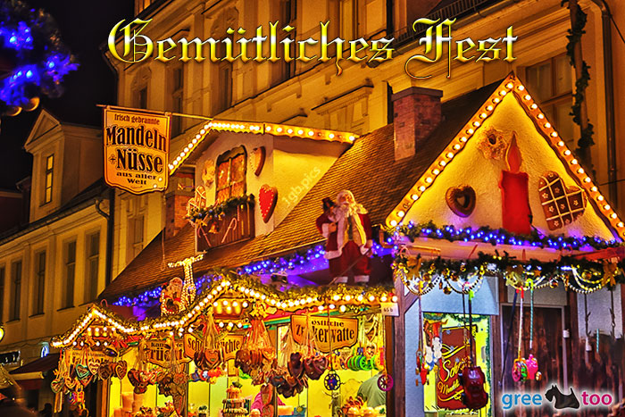 Weihnachtsmarkt Gemuetliches Fest Bild - 1gb.pics
