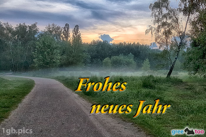 Nebel Frohes Neues Jahr