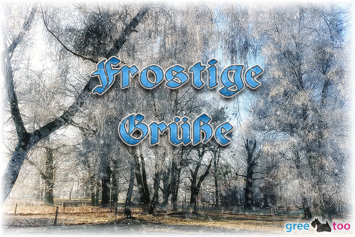 Frostige Gruesse