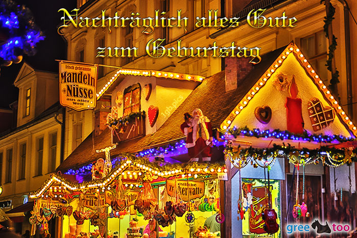 Weihnachtsmarkt Nachtraeglich Alles Gute Geburtstag Bild - 1gb.pics