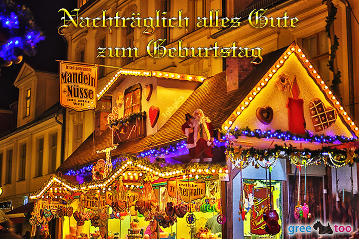 Weihnachtsmarkt Nachtraeglich Alles Gute Geburtstag
