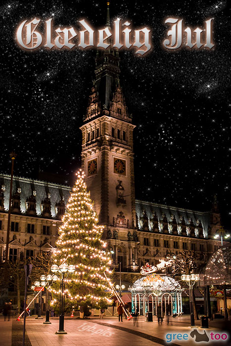 Weihnachtsrathaus Glaedelig Jul