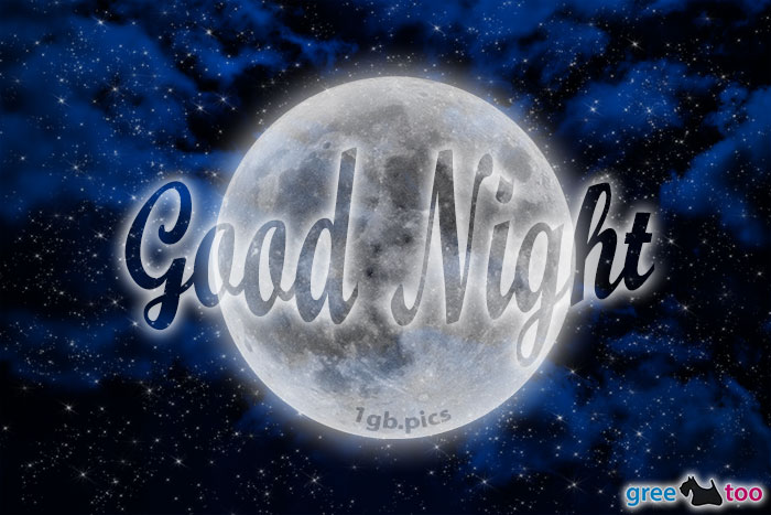 Wolken Mond Good Night Bild - 1gb.pics