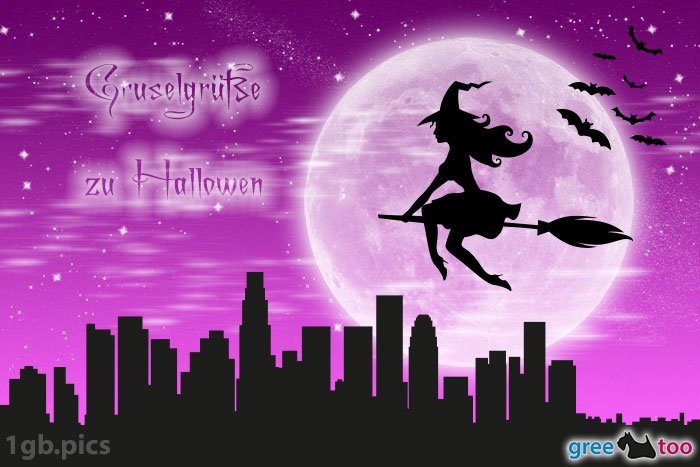 Hexe Gruselgruesse Zu Halloween