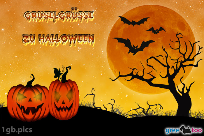 Gruselgrüße zu Halloween von 1gbpics.com