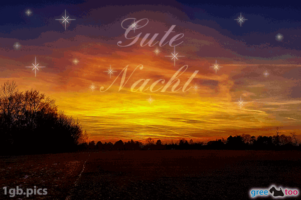 Sonnenuntergang Gute Nacht Bild - 1gb.pics
