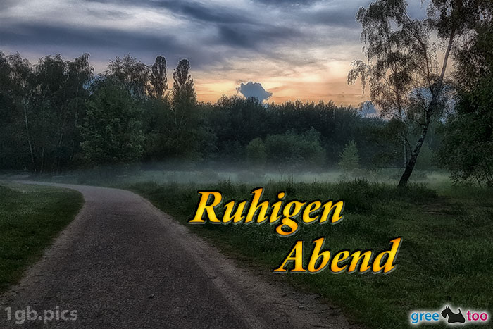 Nebel Ruhigen Abend