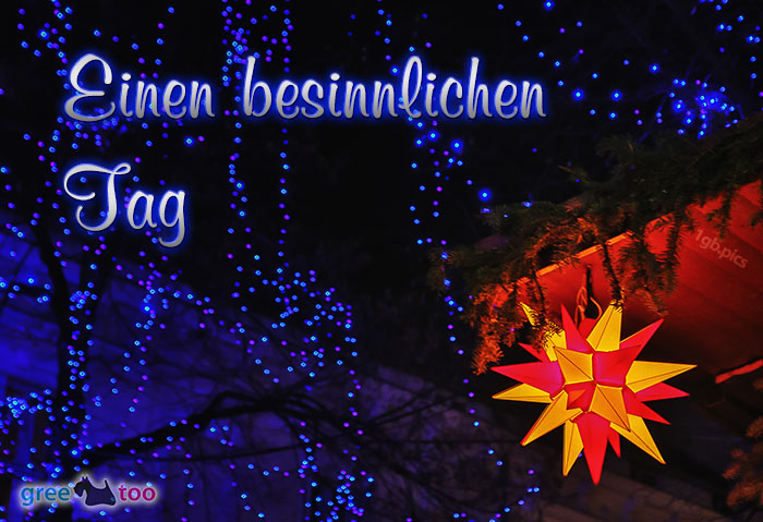 Stern Lichter Besinnlichen Tag