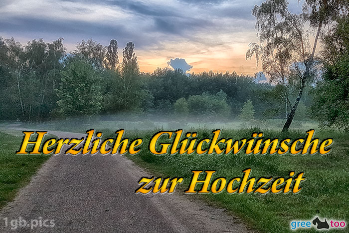 Herzliche Glückwünsche zur Hochzeit von 1gbpics.com