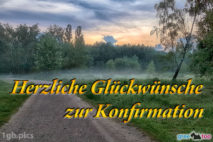 Nebel Herzliche Glueckwuensche Zur Konfirmation Bild - 1gb.pics