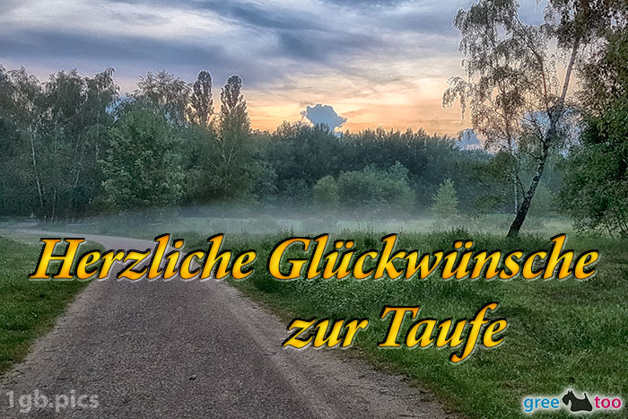 Nebel Herzliche Glueckwuensche Zur Taufe Bild - 1gb.pics