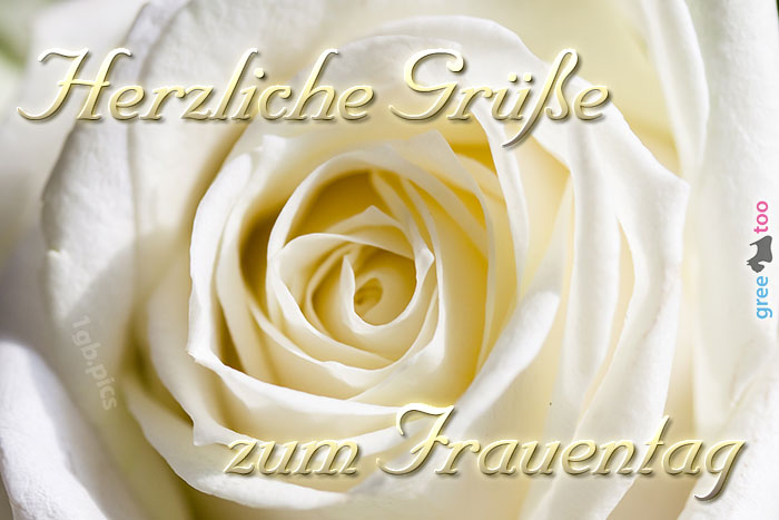 Herzliche Gruesse Frauentag