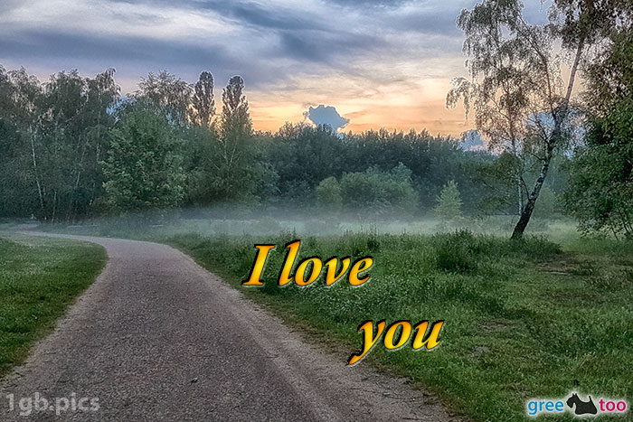 Nebel I Love You Bild - 1gb.pics
