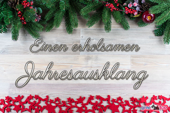 Erholsamen Jahresausklang