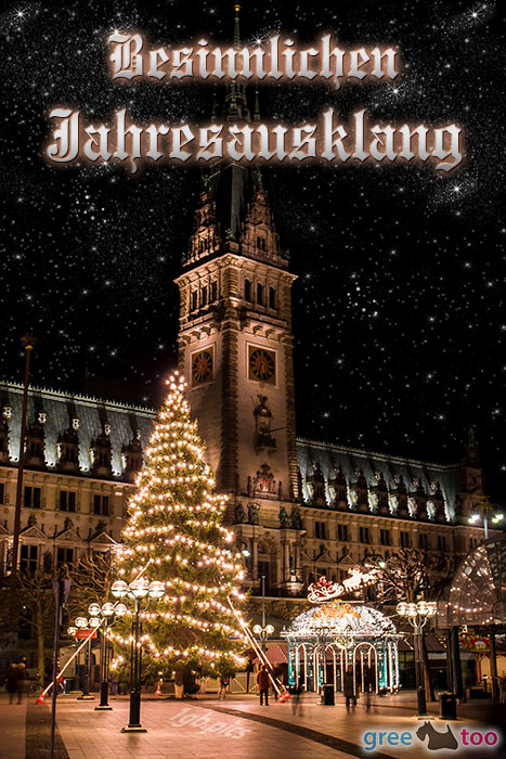 Weihnachtsrathaus Besinnlichen Jahresausklang