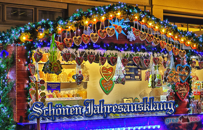 Weihnachtsmarktbude Schoenen Jahresausklang