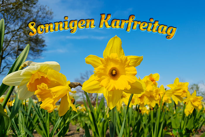 Sonnigen Karfreitag