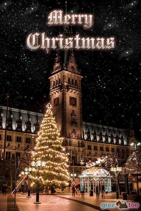 Weihnachtsrathaus Merry Christmas