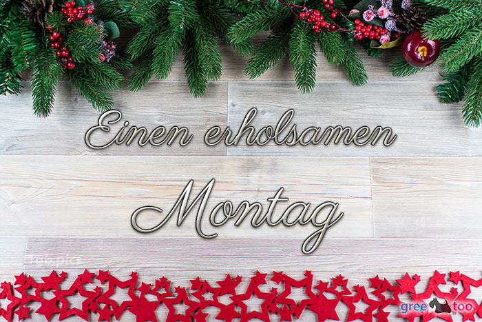 Erholsamen Montag