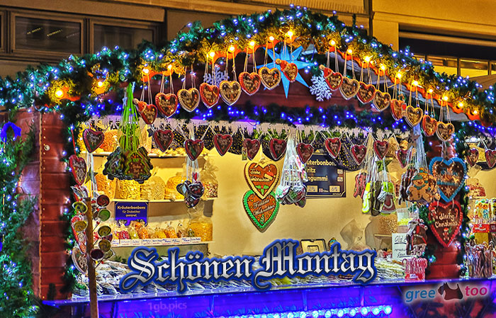 Weihnachtsmarktbude Schoenen Montag