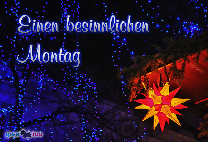 Stern Lichter Besinnlichen Montag