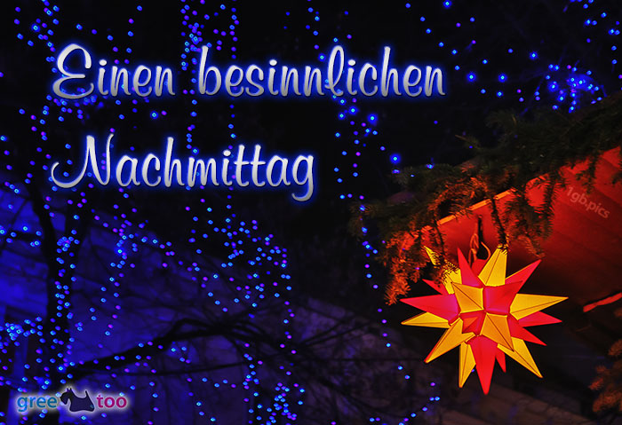 Stern Lichter Besinnlichen Nachmittag