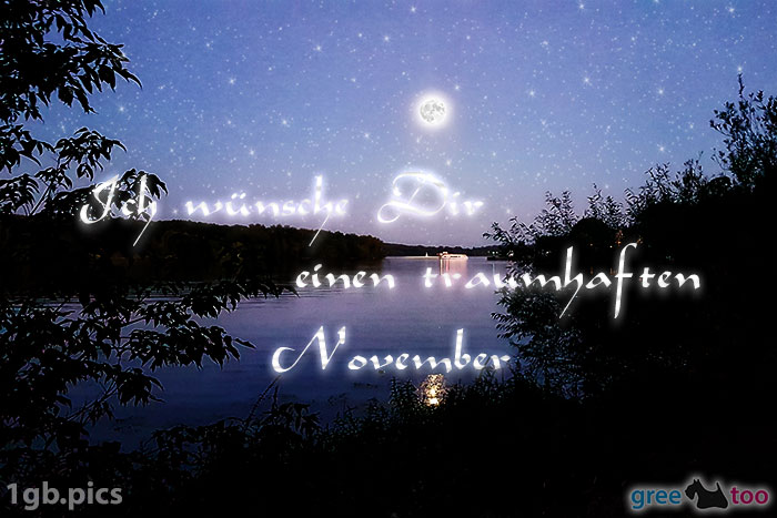 Mond Fluss Einen Traumhaften November Bild - 1gb.pics