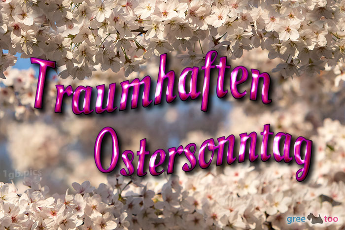 Traumhaften Ostersonntag