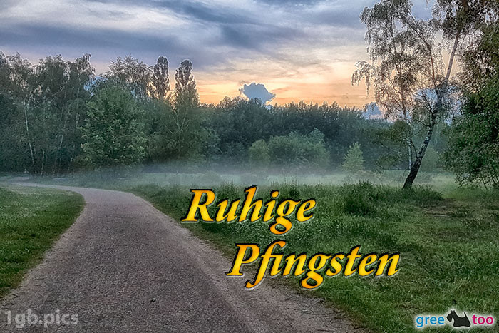 Nebel Ruhige Pfingsten