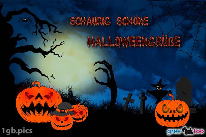 Schaurig schöne Halloweengrüße von 1gbpics.com