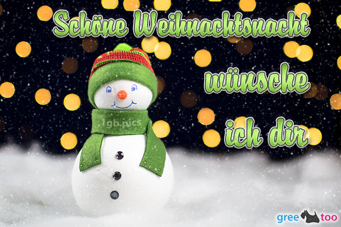 Schöne Weihnachtsnacht von 1gbpics.com