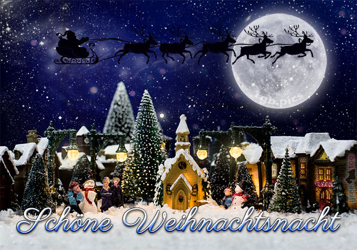 Schöne Weihnachtsnacht von 1gbpics.com