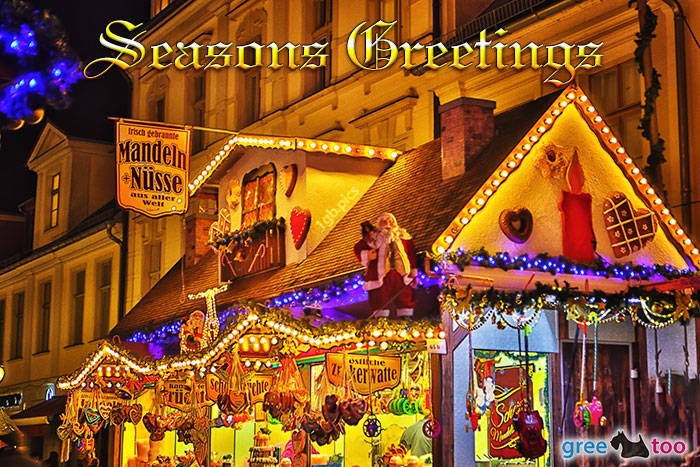 Weihnachtsmarkt Seasons Greetings Bild - 1gb.pics