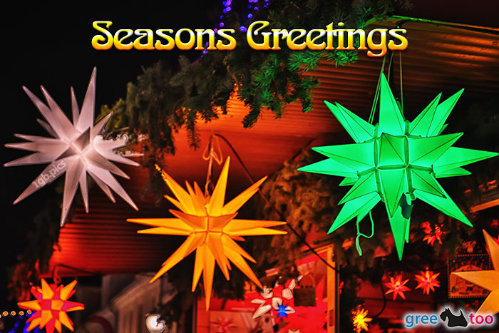 Weihnachtssterne Seasons Greetings