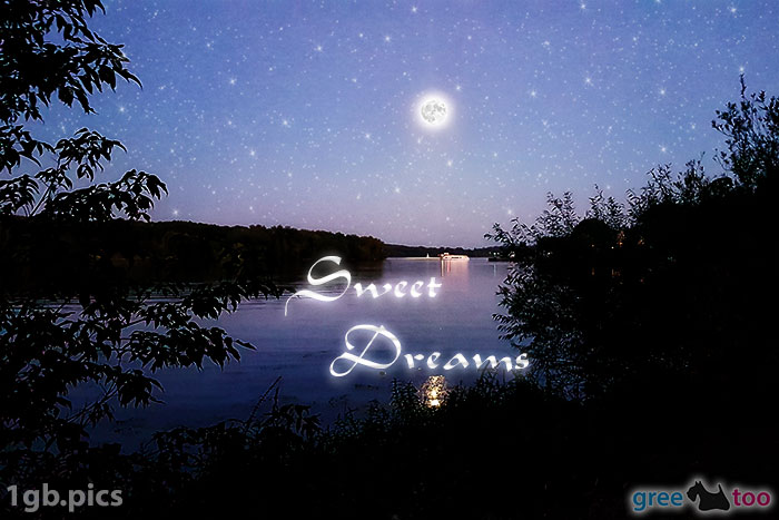 Mond Fluss Sweet Dreams