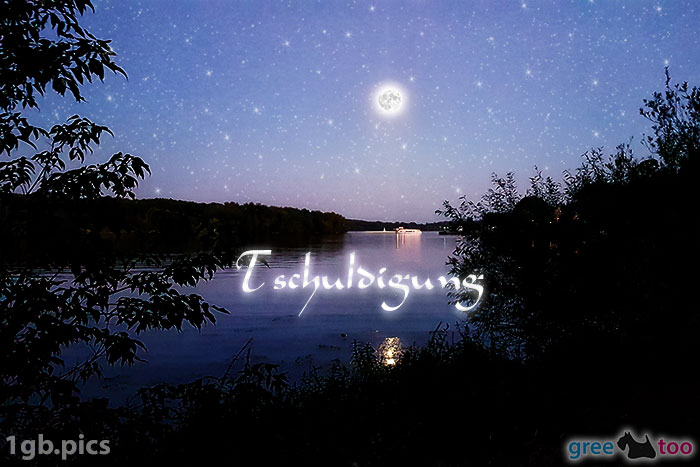 Mond Fluss Tschuldigung