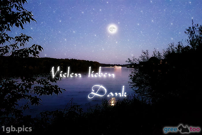 Mond Fluss Vielen Lieben Dank