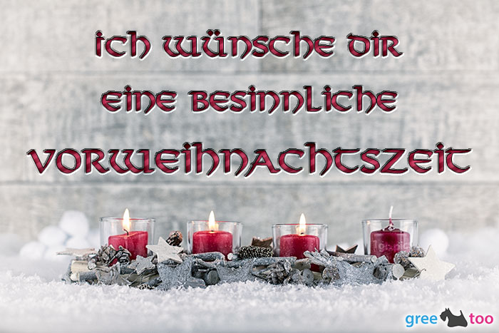 Adventskerzen 3 Besinnliche Vorweihnachtszeit