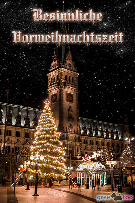 Weihnachtsrathaus Besinnliche Vorweihnachtszeit Bild - 1gb.pics