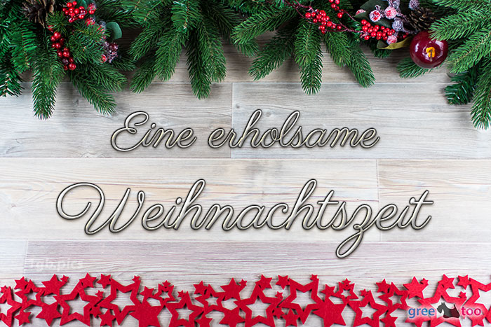 Erholsame Weihnachtszeit