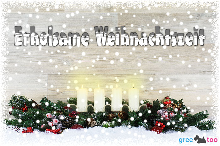 Erholsame Weihnachtszeit