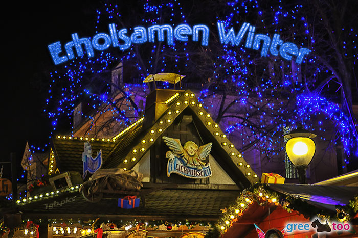 Weihnachtsmarkt Erholsamen Winter