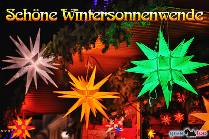 Weihnachtssterne Schoene Wintersonnenwende