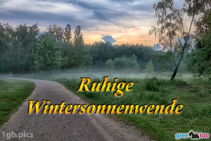 Nebel Ruhige Wintersonnenwende