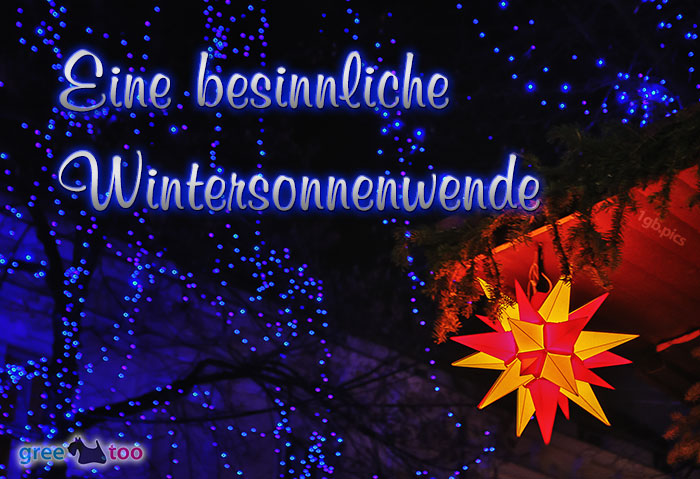 Stern Lichter Besinnliche Wintersonnenwende