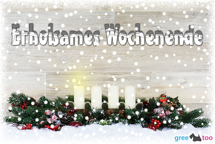Erholsames Wochenende
