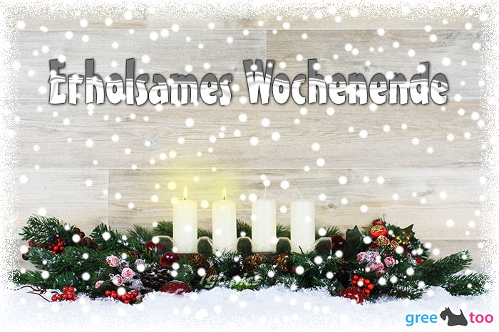 Erholsames Wochenende