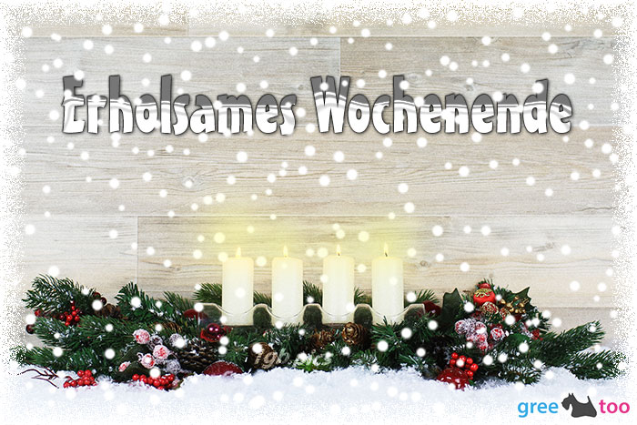 Erholsames Wochenende