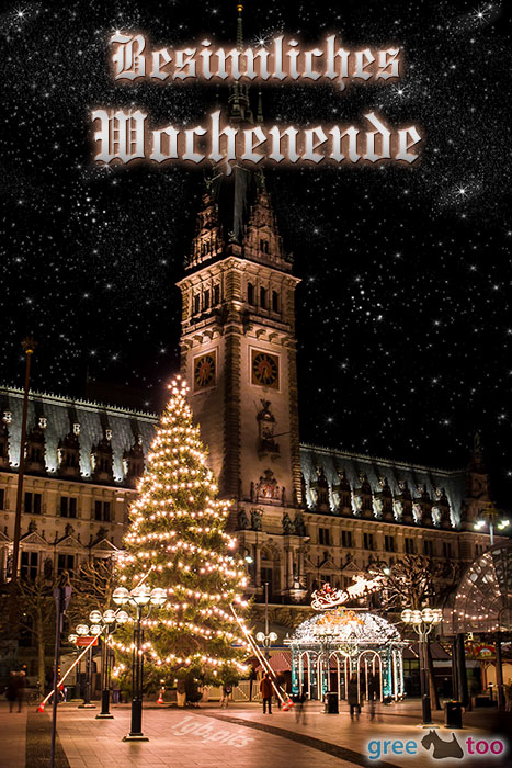 Weihnachtsrathaus Besinnliches Wochenende